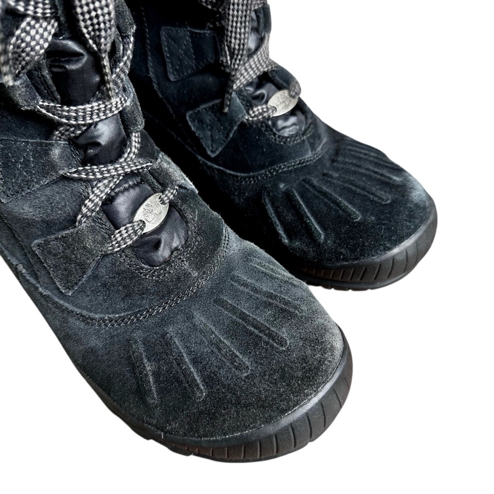 Timberland Women's EarthKeepers Mt Holly Winter Snow Duck Boots Black Suede 8.5 - Picture 8 of 15